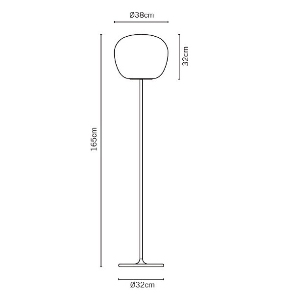 Fabbian Lumi F07 C01 Mochi Stehleuchte