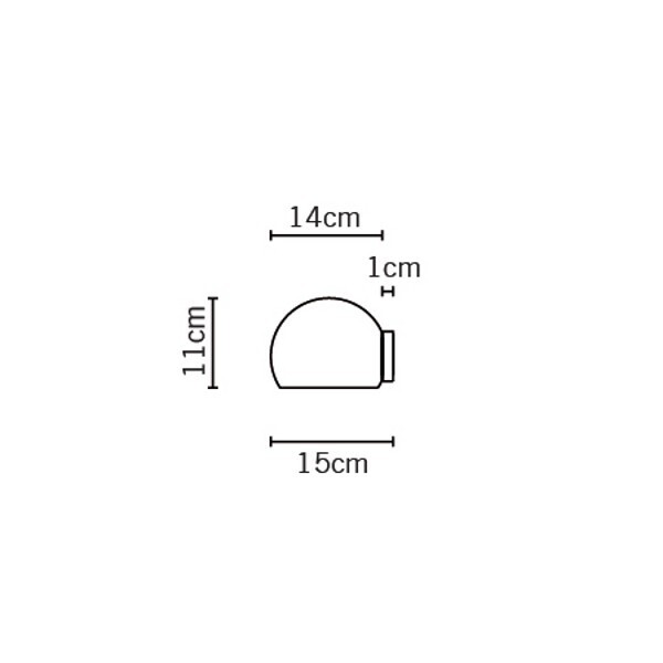 Fabbian Lumi F07 D01 Sfera Wandleuchte