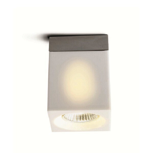 Fabbian Cubetto Glass crystal/white/black E01 Deckenleuchte
