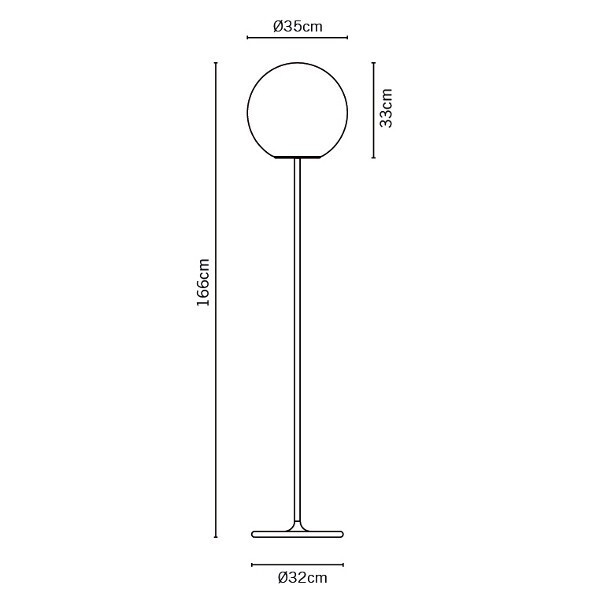 Fabbian Lumi F07 C11 / C09 Sfera Stehleuchte