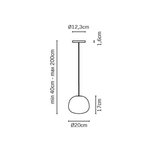 Fabbian Lumi F07 A05 Mochi Pendelleuchte