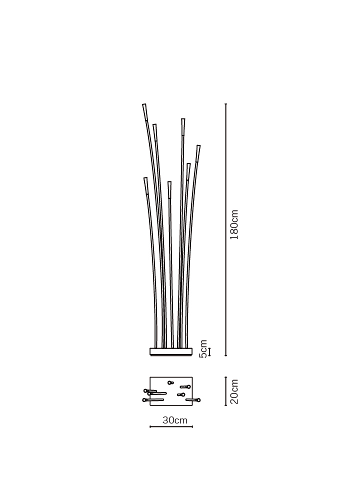 Fabbian Giunco F14 C01