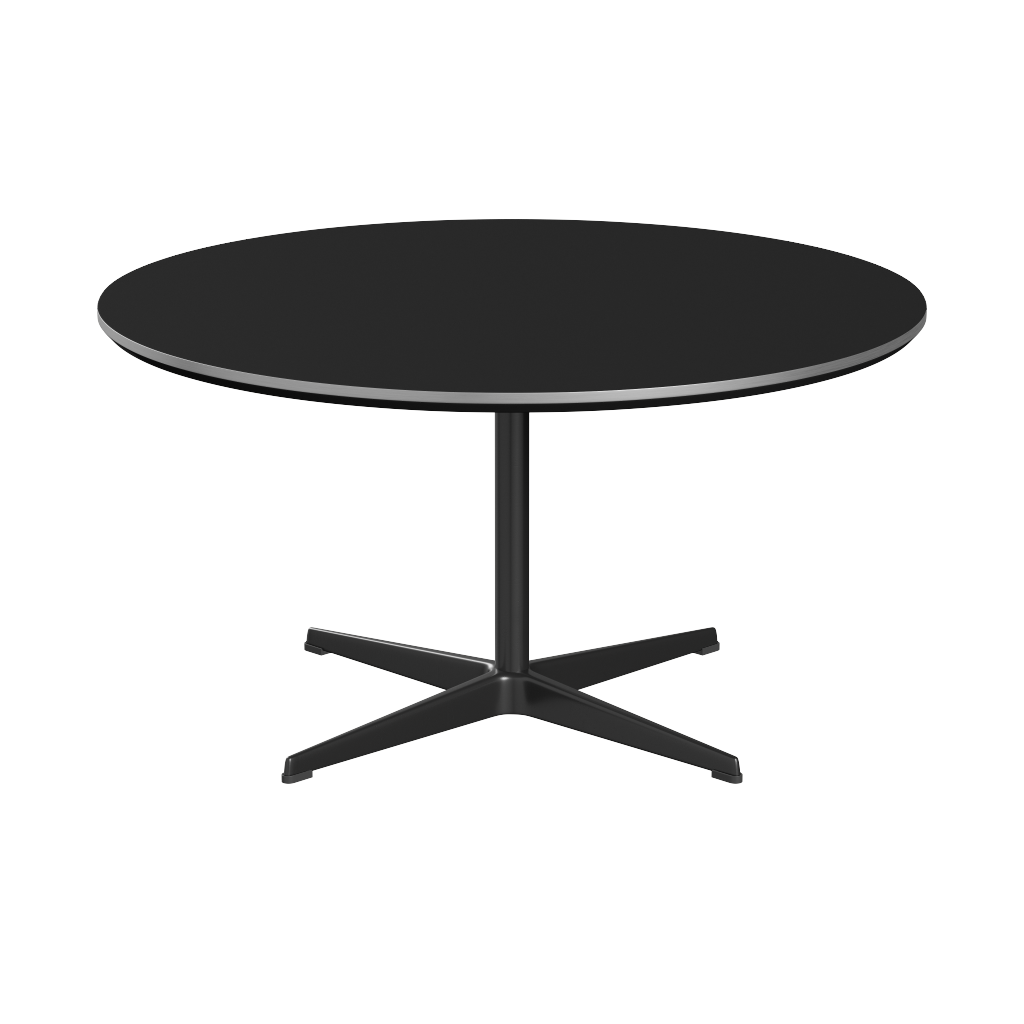 Fritz Hansen A223 Tischserie Säulenfuss - Black - Schwarz (720)