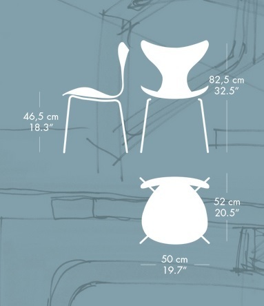 Fritz Hansen Die Lilie 3108 Stuhl
