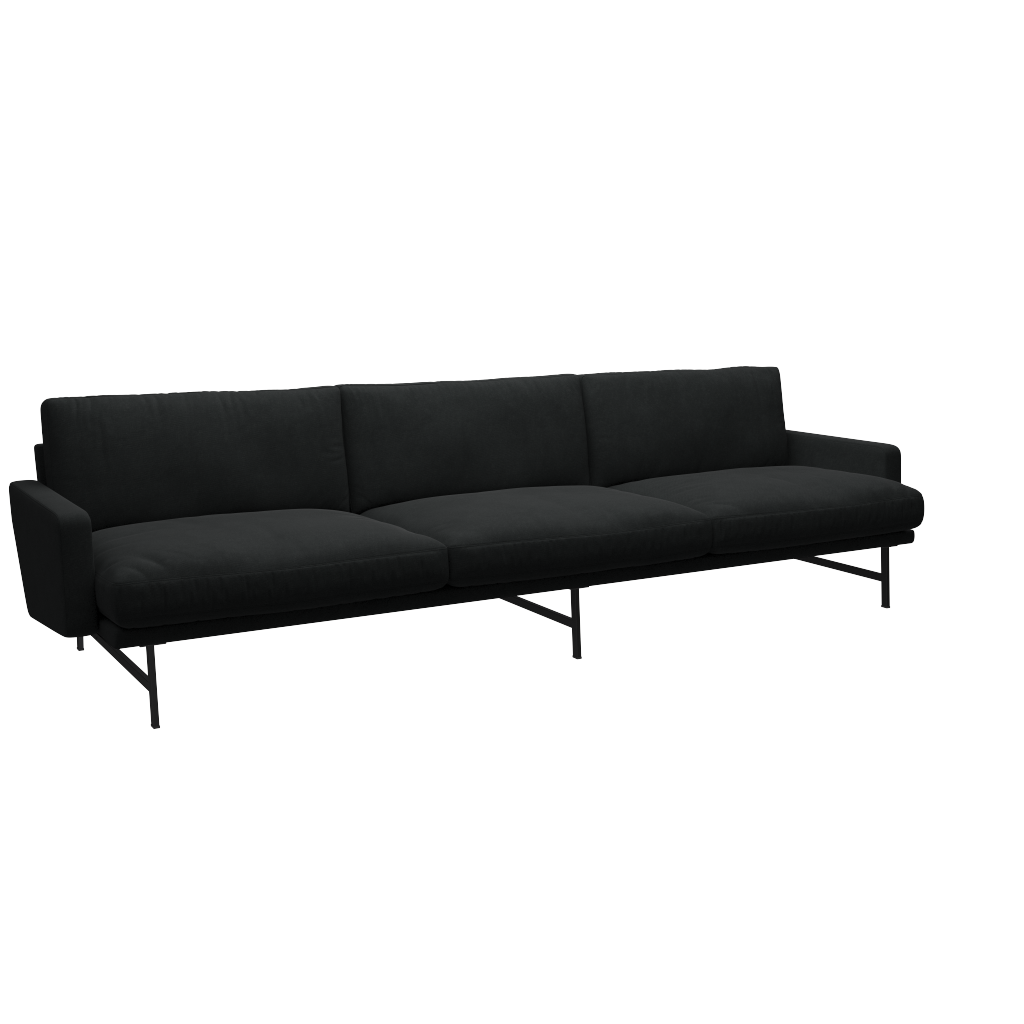 Fritz Hansen Lissoni Sofa™ PL113 - 3-sitzer Sofa - Steelcut 190