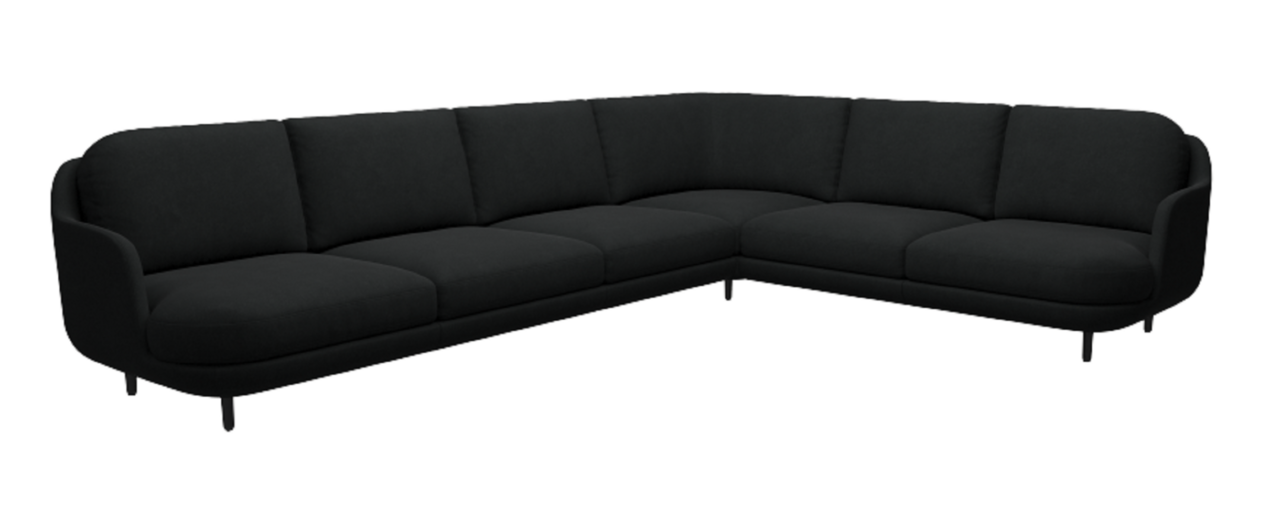 Fritz Hansen Lune™ JH610 - 6-sitzer Ecksofa - Steelcut 190