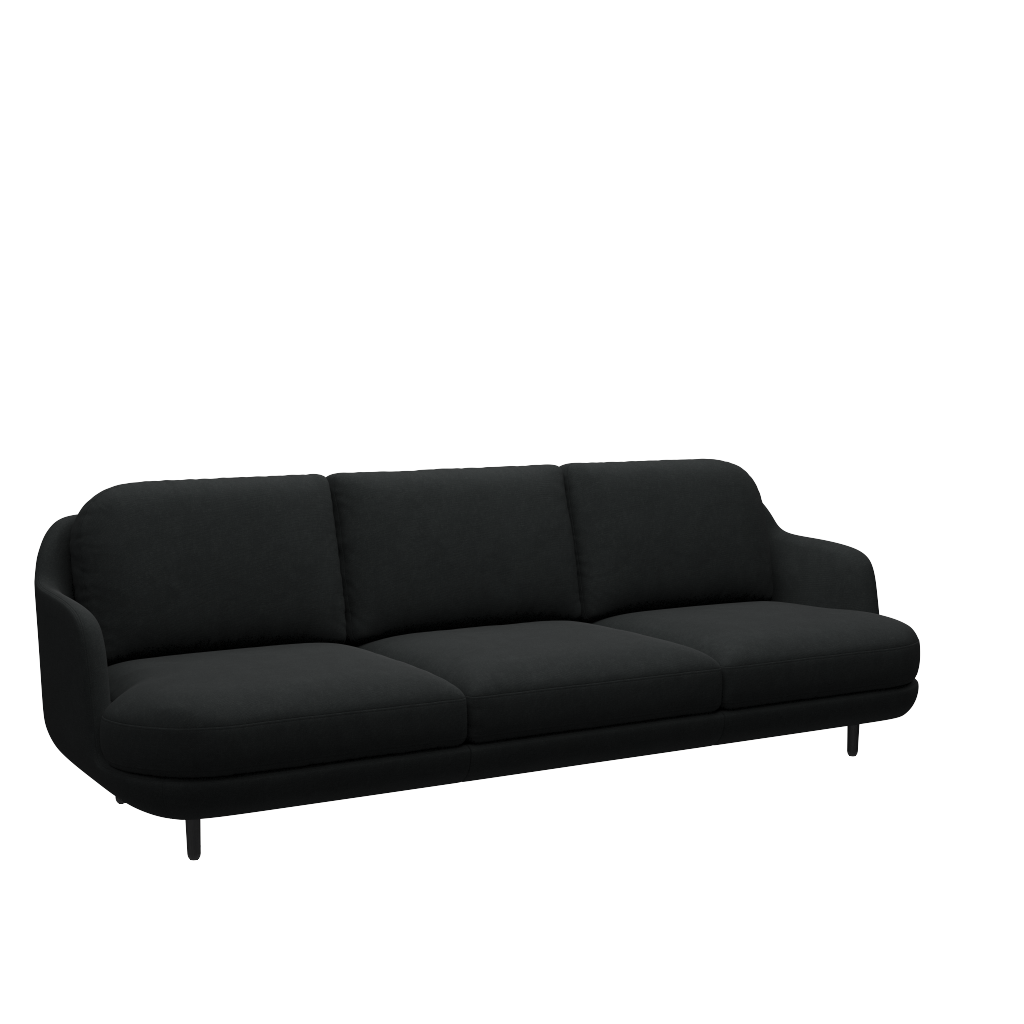 Fritz Hansen Lune™ JH300 - 3-sitzer Sofa - Steelcut 190