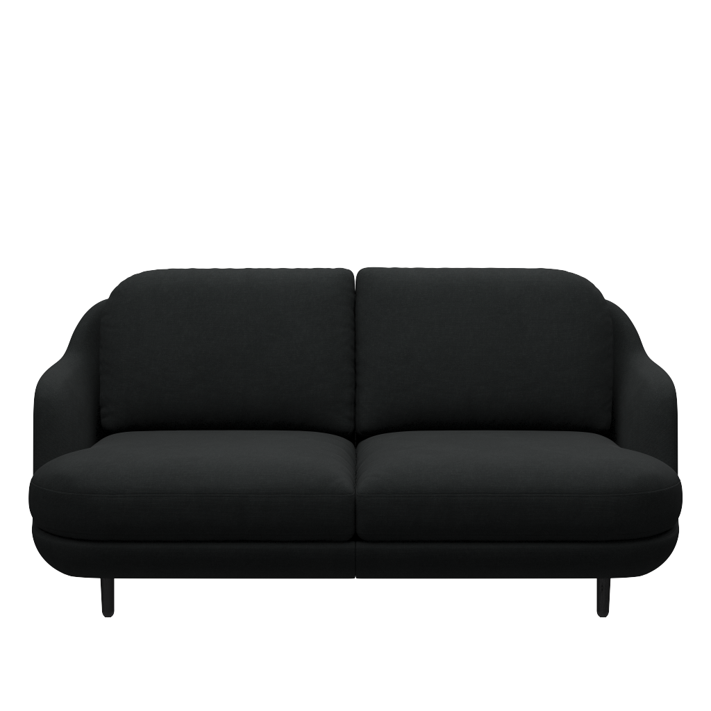 Fritz Hansen Lune™ JH200 -  2-sitzer Sofa - Steelcut 190