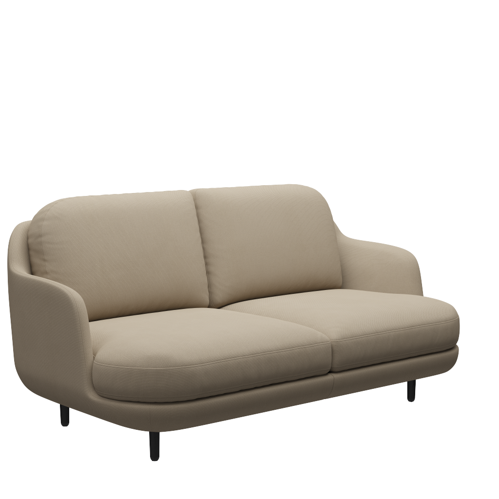 Fritz Hansen Lune™ JH200 -  2-sitzer Sofa - Steelcut 240