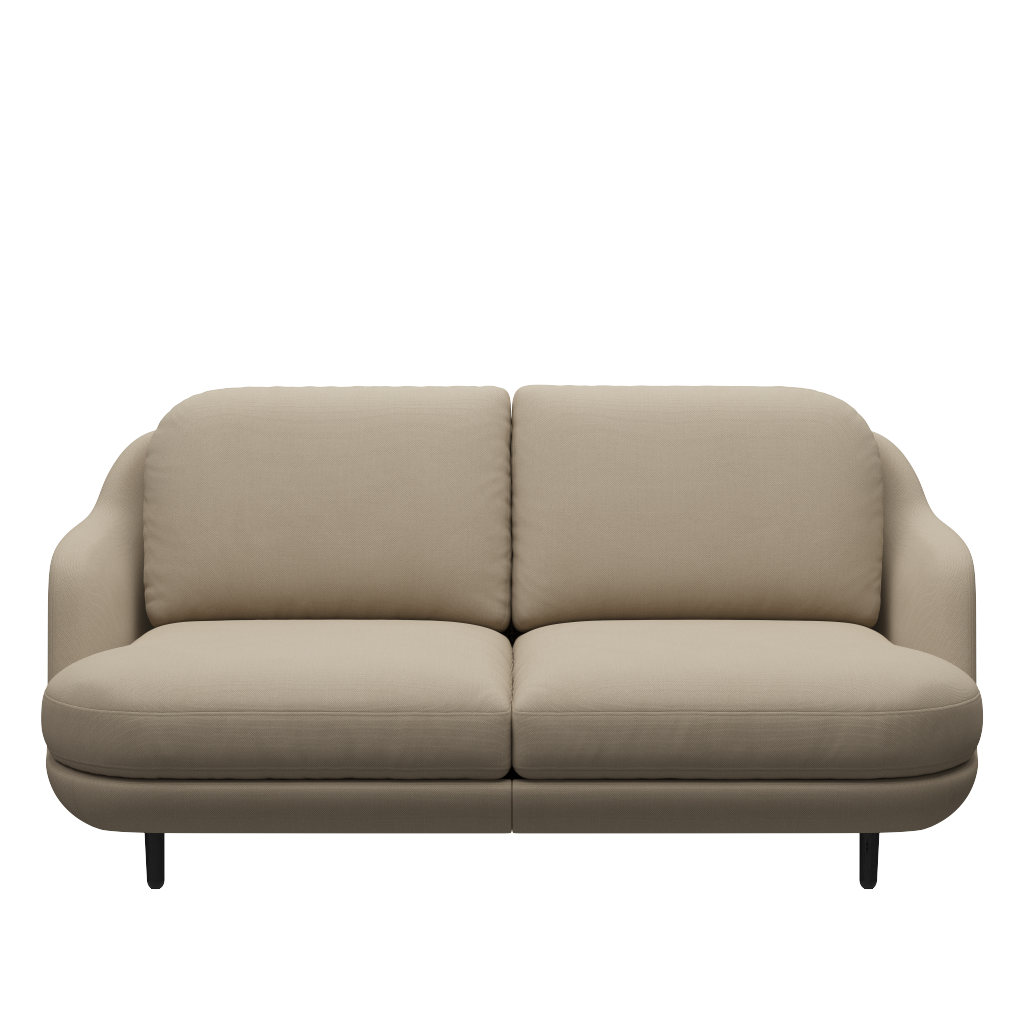 Fritz Hansen Lune™ JH200 -  2-sitzer Sofa - Steelcut 240