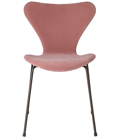 Fritz hansen Serie 7™ 3107 Vollpolsterung Samt -  MISTY ROSE