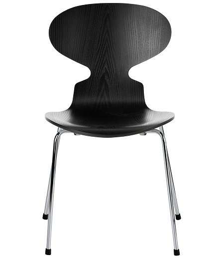 Fritz Hansen Die Ameise™ 3101 Gefärbter Esche - SCHWARZ