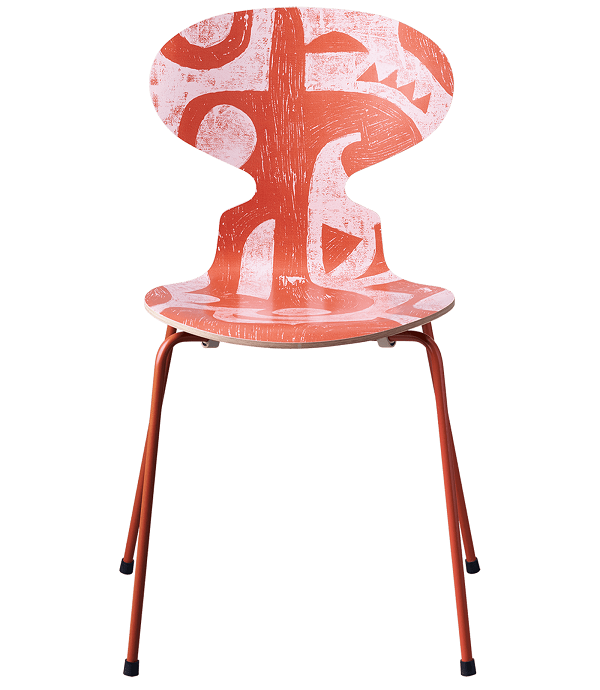 Fritz Hansen Die Anmeise™ Deco Silhouette - ORANGE