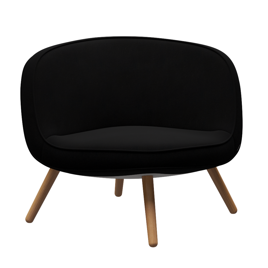 Fritz Hansen VIA57™ BI01 Lounge sessel stoff - Hallingdal 190 Black
