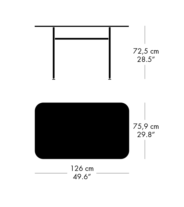Fritz Hansen, Fritz Hansen Plenum™ JH80 Table