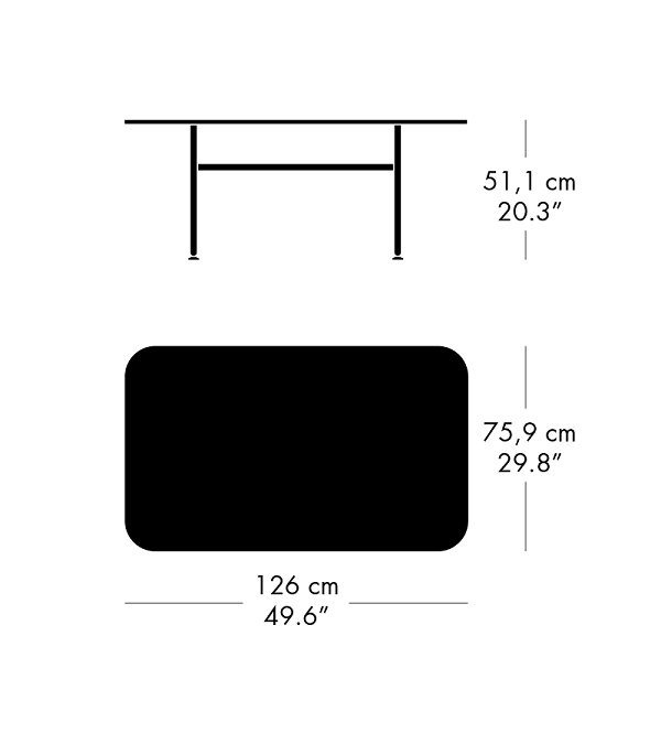 Fritz Hansen Plenum™ JH75 Coffee Table