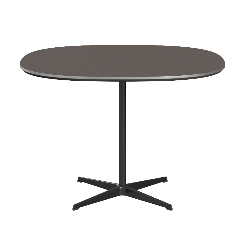 Fritz Hansen A603 Super-zirkularer Tisch - Black - Grau (718)