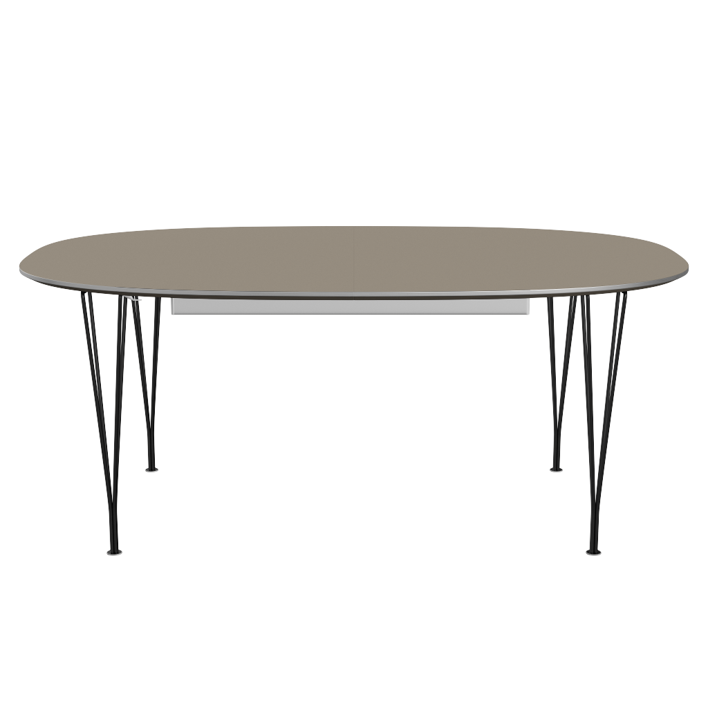 Fritz Hansen B619 Tischserie Erweiterung - Black -Grey Bromo (724)