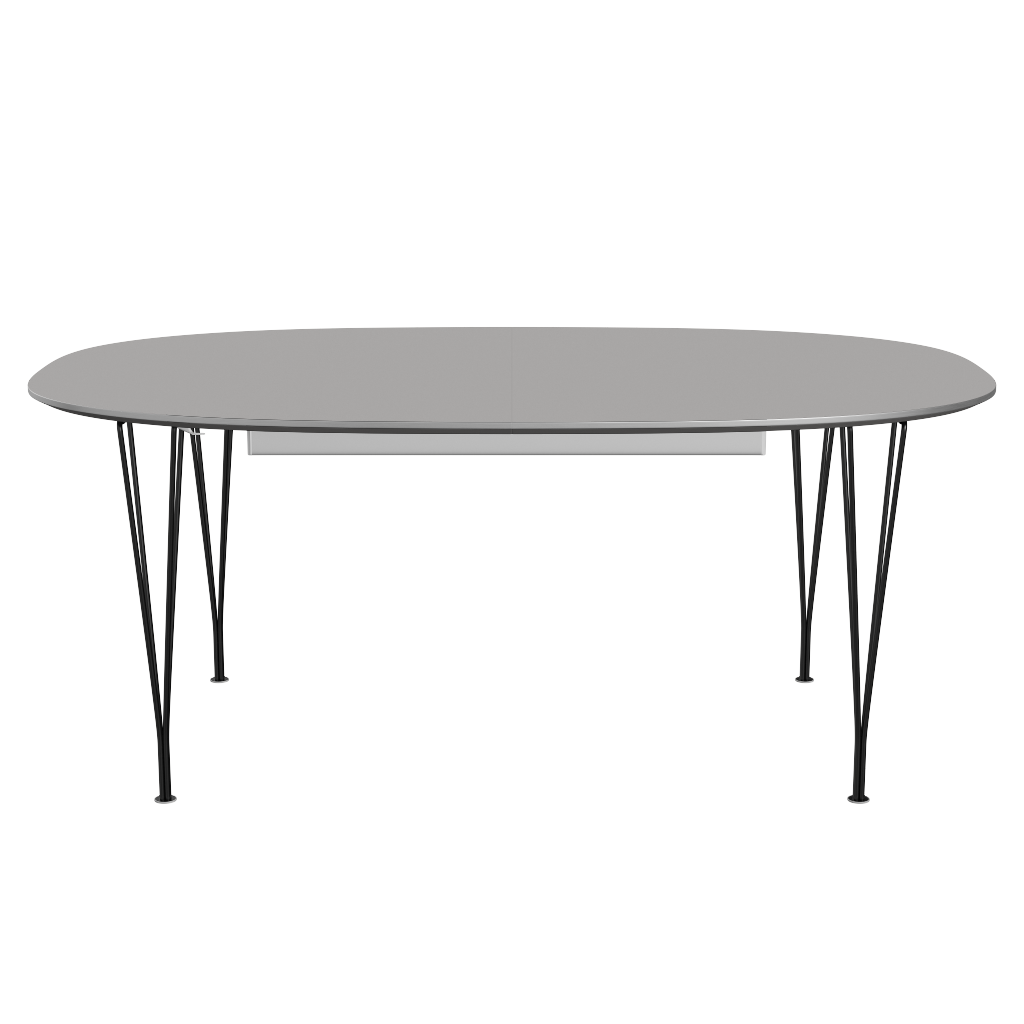 Fritz Hansen B619 Tischserie Erweiterung - Black -Grey Efeso (725)