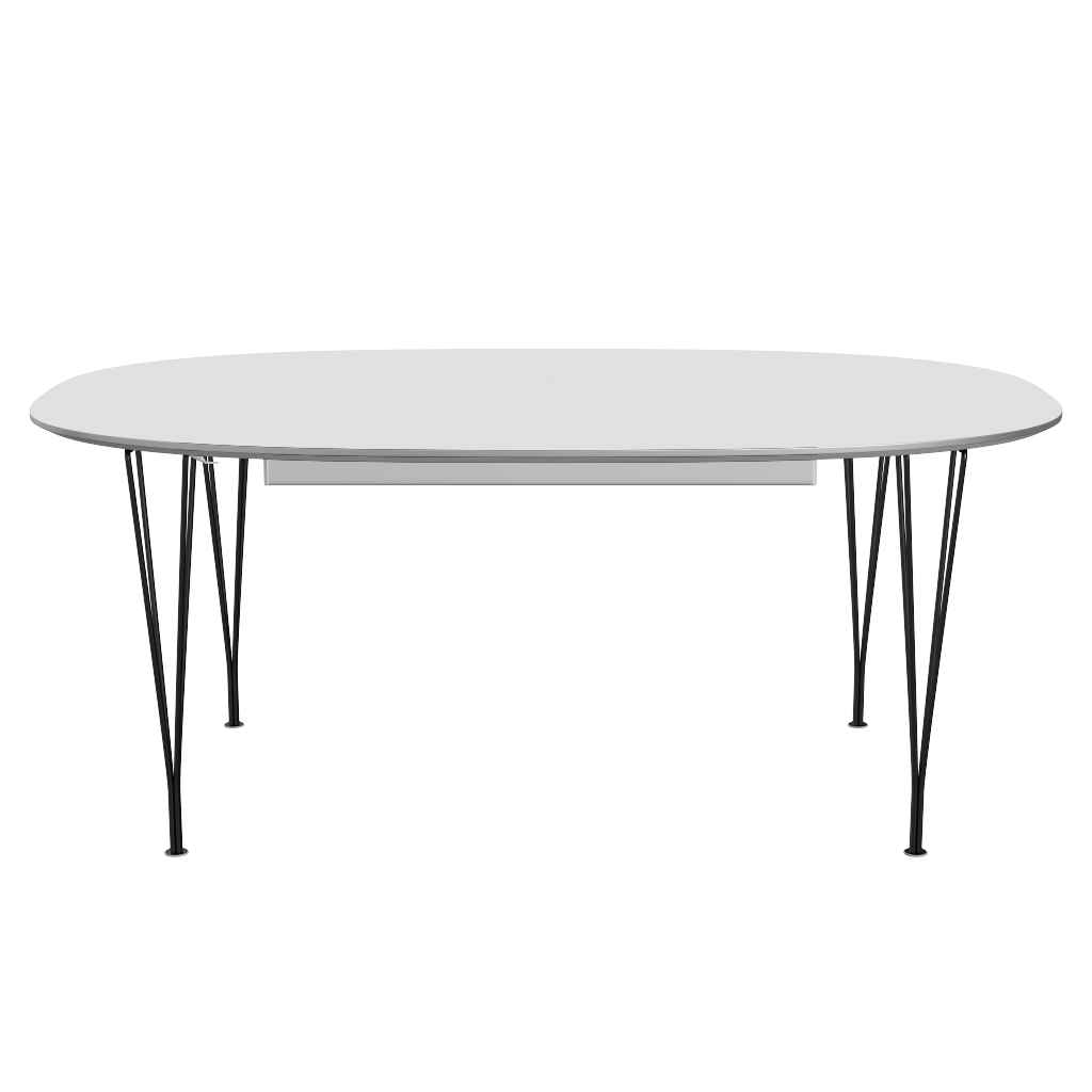 Fritz Hansen B619 Tischserie Erweiterung - Black -Weiß (032)