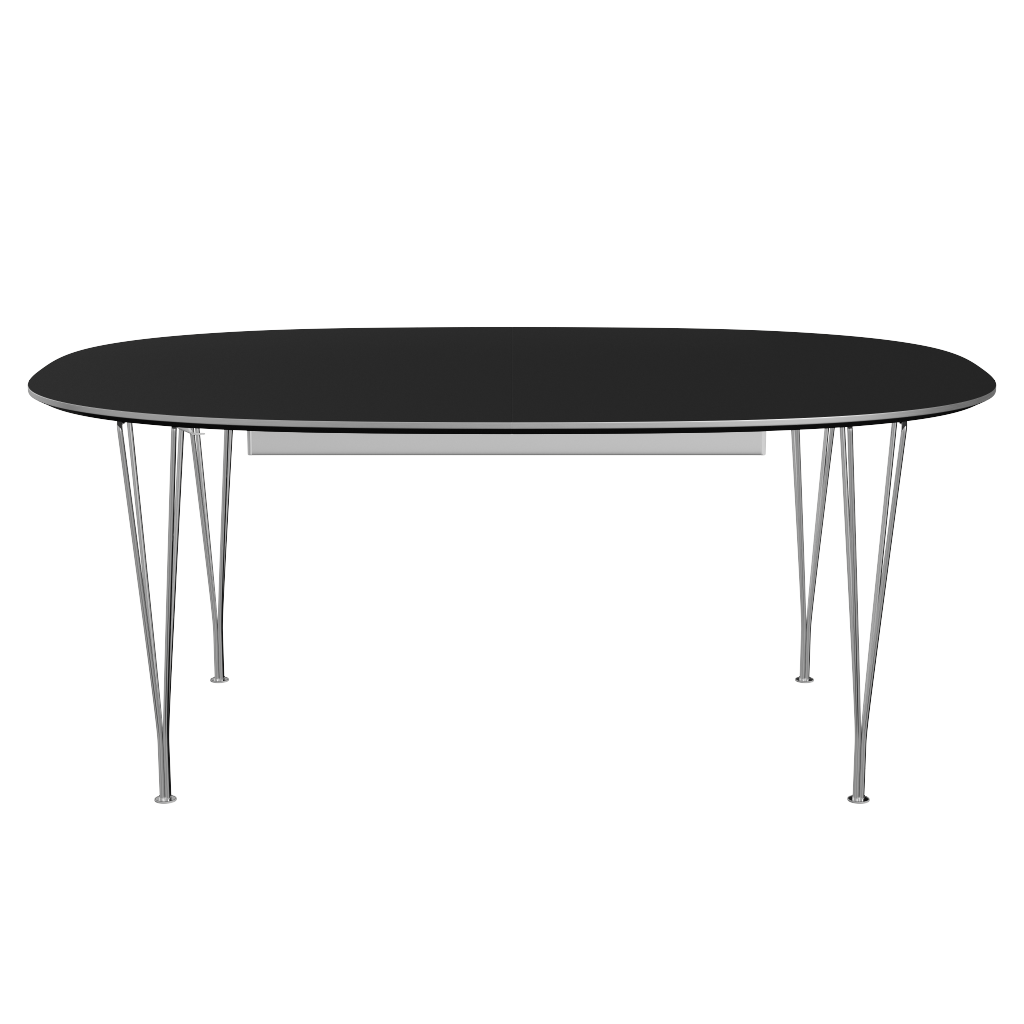 Fritz Hansen B619 Tischserie Erweiterung - Chrome -Schwarz (720)