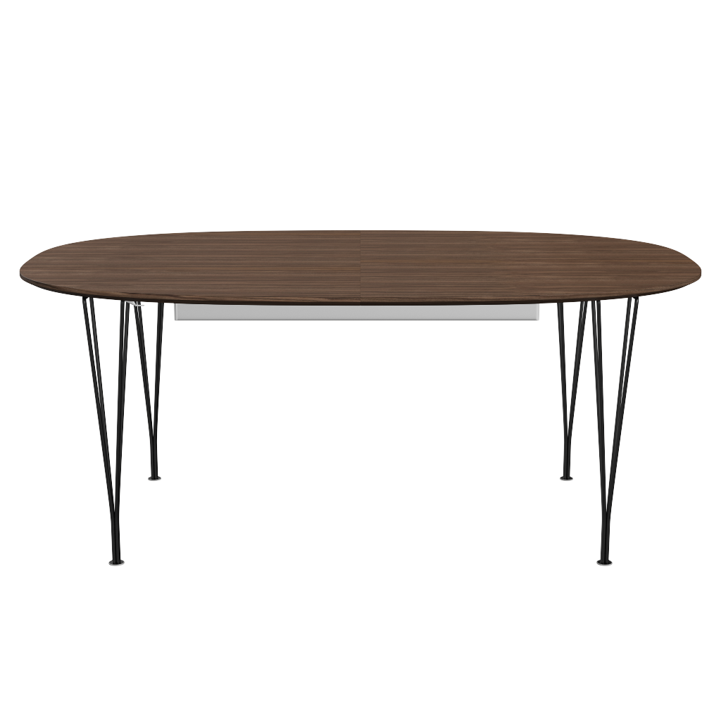 Fritz Hansen B619 Tischserie Erweiterung - Black - Walnuss 