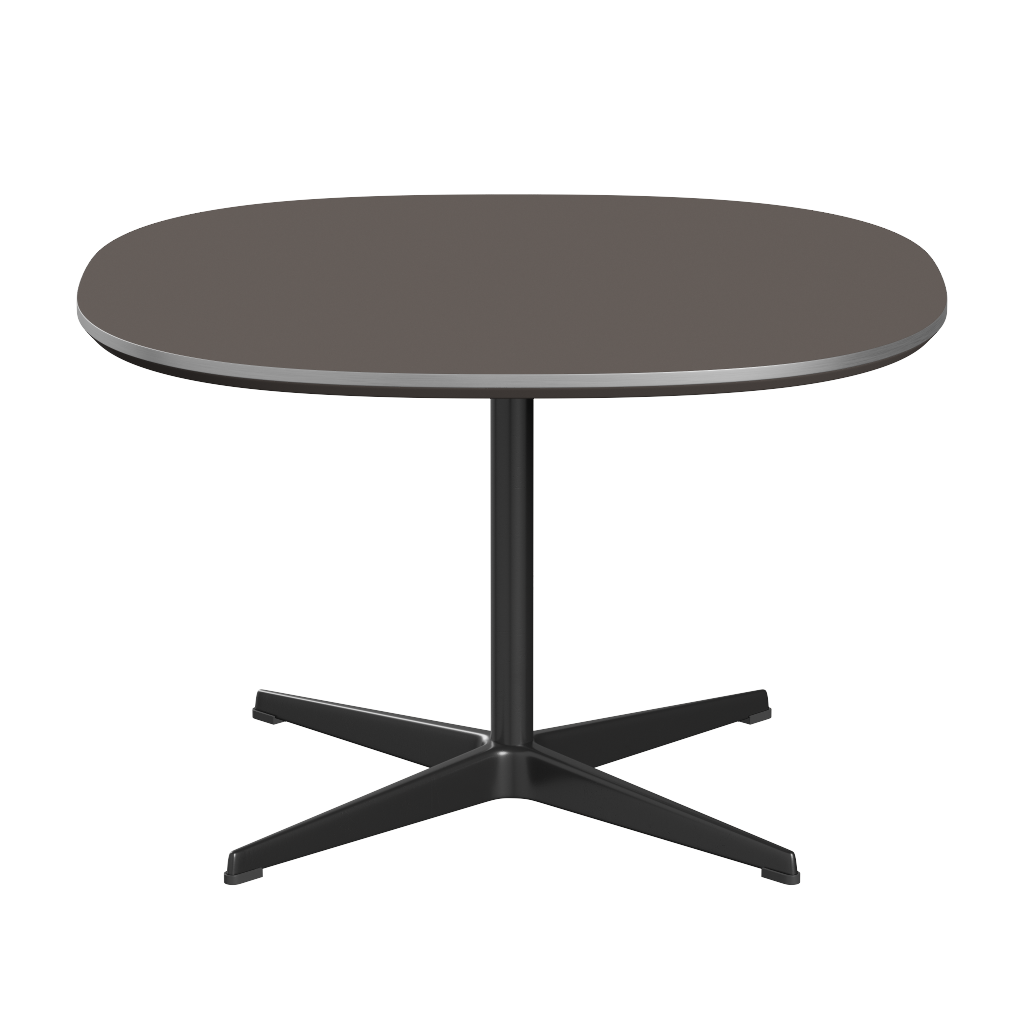 Fritz Hansen Couchtisch A202 Superzirkular 75X75 Cm - Black -Grau (718)