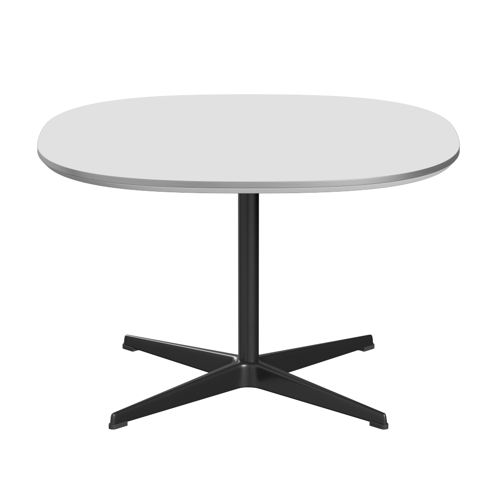 Fritz Hansen Couchtisch A202 Superzirkular 75X75 Cm - Black -Weiß (032)