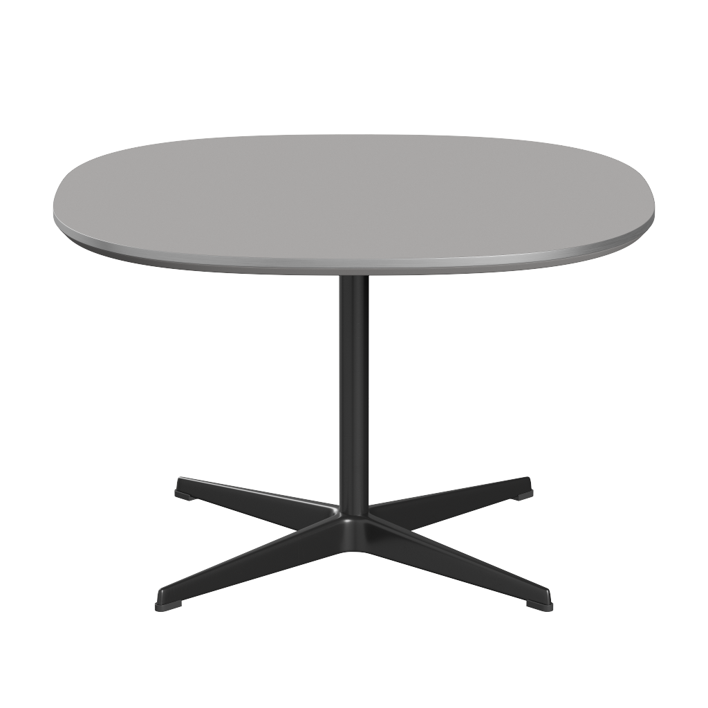 Fritz Hansen Couchtisch A202 Superzirkular 75X75 Cm - Black -Grey Efeso (725)