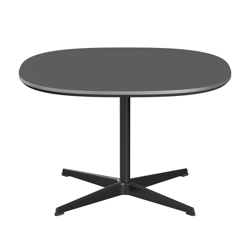 Fritz Hansen Couchtisch A202 Superzirkular 75X75 Cm - Black -Grey Bromo (724)