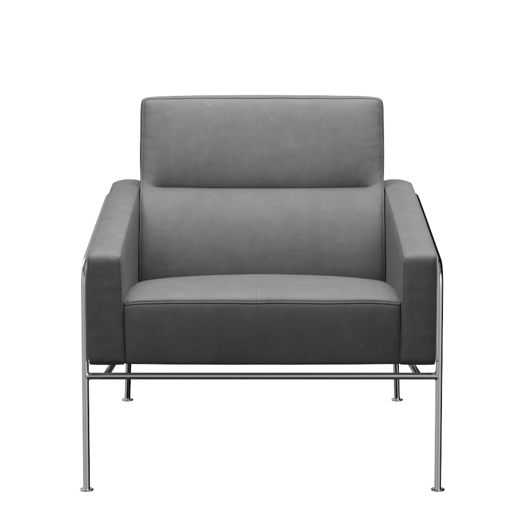 Fritz Hansen Serie 3300™ Sessel-Embrace-Concrete Grey 