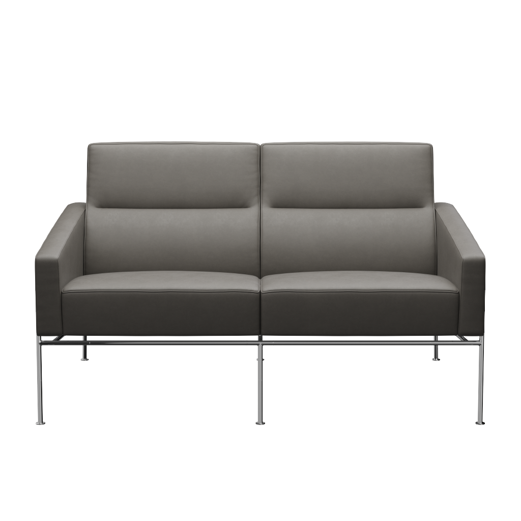 Fritz Hansen Serie 3300 3302, 2-Sitzer-Essential-Lava