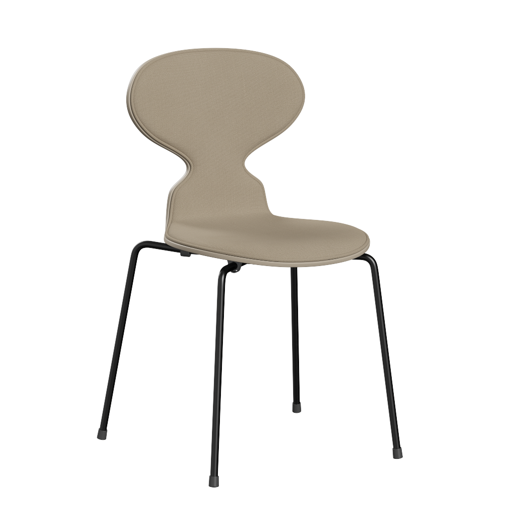 Fritz Hansen Ant™ 3101 - Front Polsterung - Lack - Stuhl - Steelcut 240 - Light Beige (130/135) - Black (190)