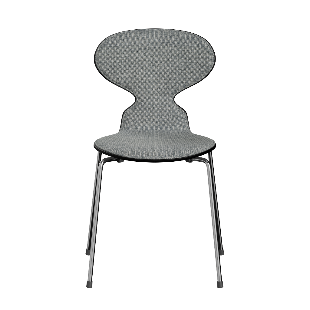 Fritz Hansen Ant™ 3101 - Front Polsterung - Lack - Stuhl - Hallingdal 116 - Black (190/195) - Chrome