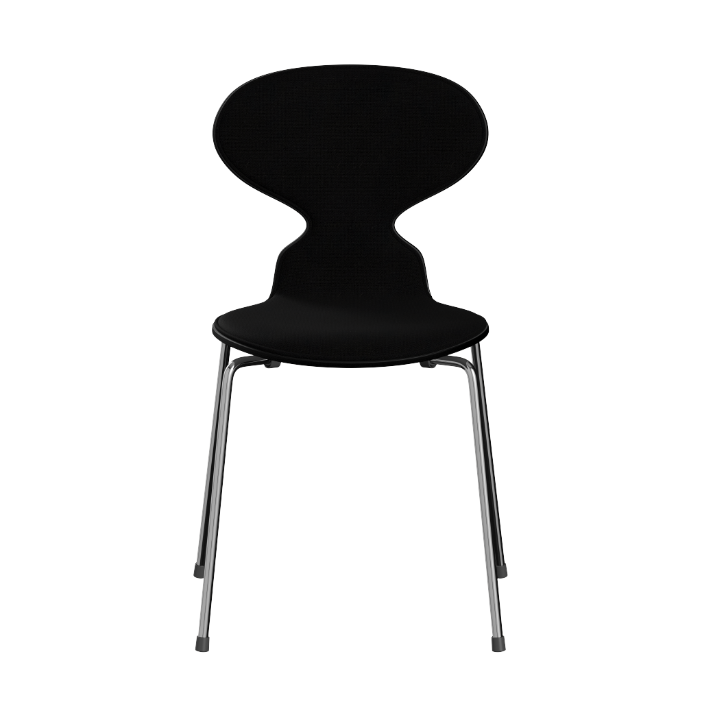 Fritz Hansen Ant™ 3101 - Front Polsterung - Lack - Stuhl - Hallingdal 190 - Black (190/195) - Chrome