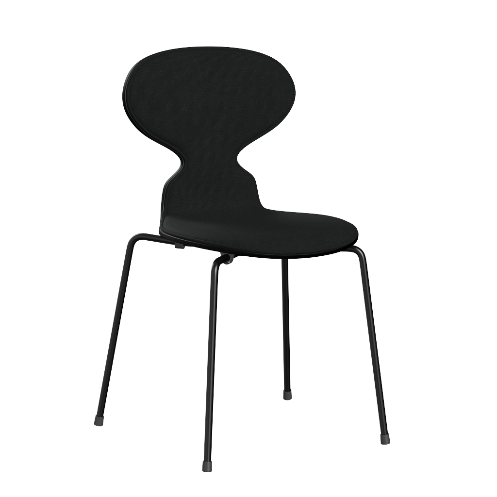 Fritz Hansen Ant™ 3101 - Front Polsterung - Lack - Stuhl - Steelcut 190 - Black (190/195) - Black (190)