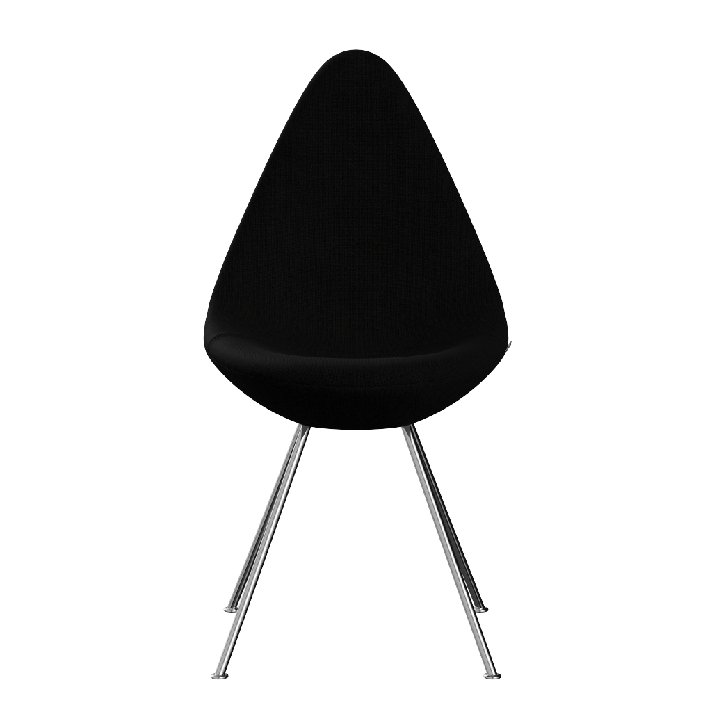Fritz Hansen Drop™ 3110 -  Vollgepolstert - Stuhl - Hallingdal 190 - Chrome