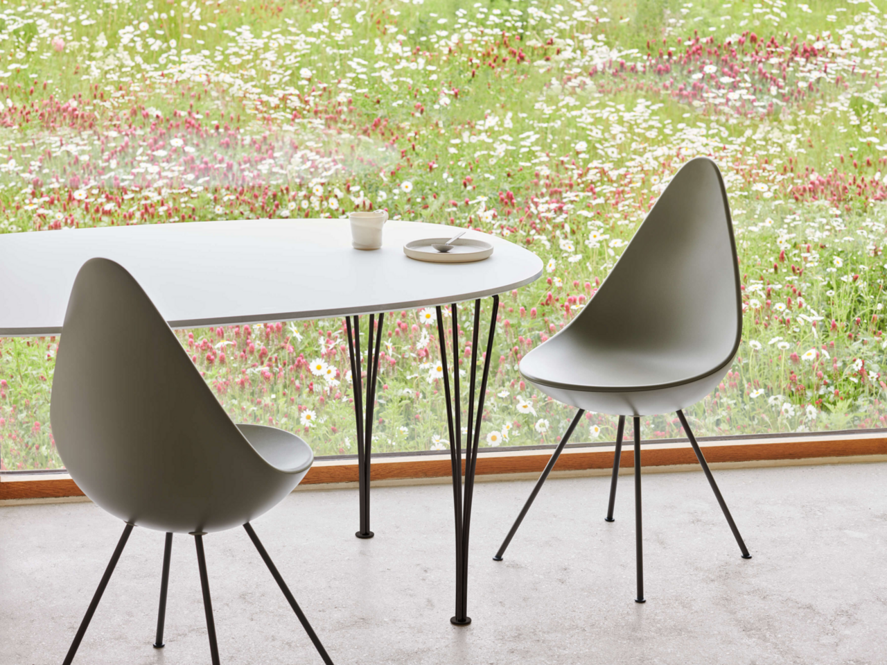 Fritz Hansen Drop™ 3110 -  Vollgepolstert - Stuhl
