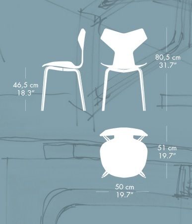 Fritz Hansen Grand Prix™ 4130 - Stuhl