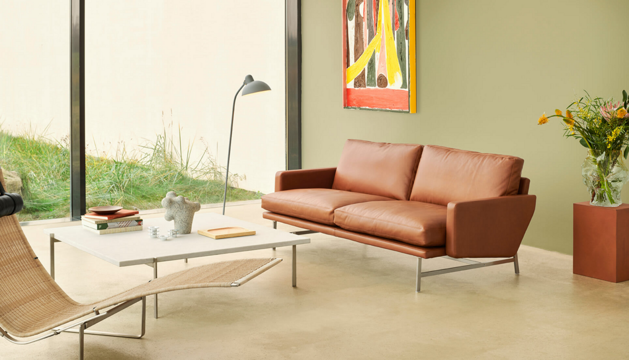 Fritz Hansen Lissoni Sofa™ PL112S - 2-sitzer Sofa