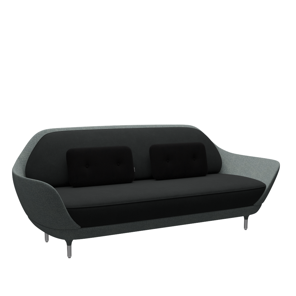 Fritz Hansen Favn™ JH3 - 3-Sitzer Sofa-Steelcut 190-Hallingdal 190