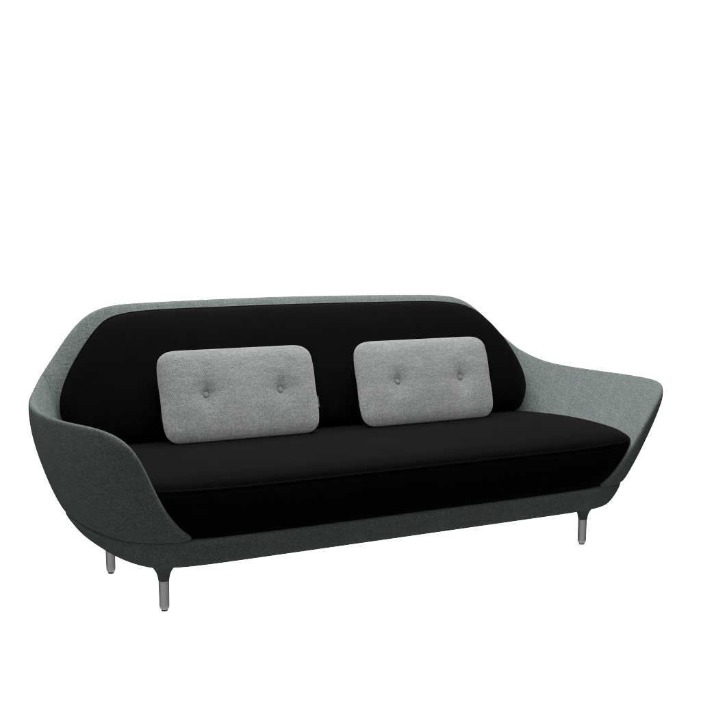 Fritz Hansen Favn™ JH3 - 3-Sitzer Sofa-Hallingdal 190-Hallingdal 116