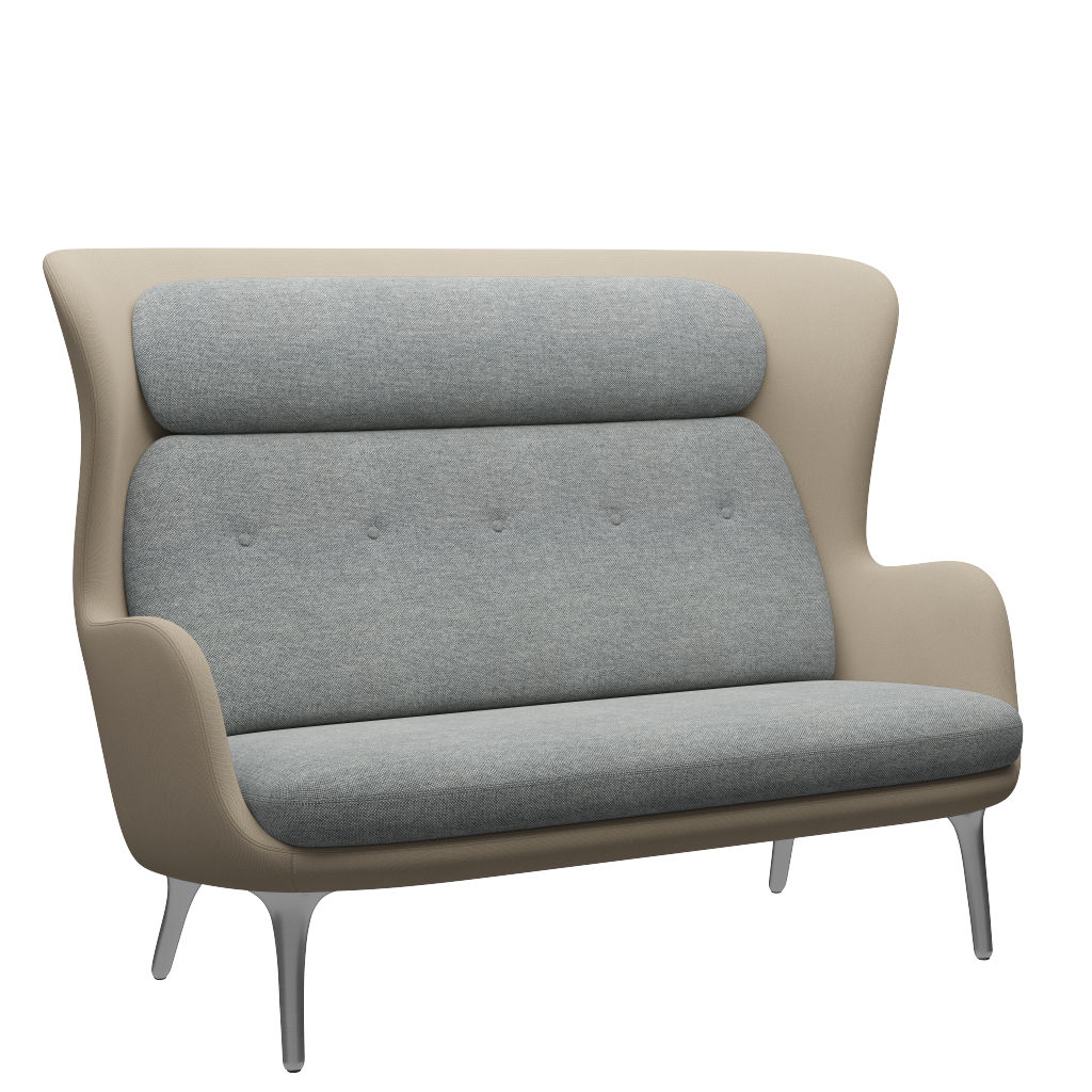 Fritz Hansen Ro™ JH110 - 2-sitzer Sofa-Steelcut 240-Hallingdal 116
