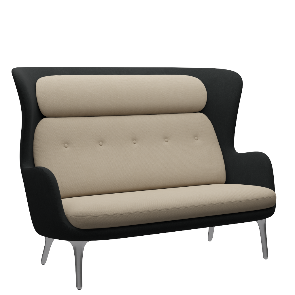 Fritz Hansen Ro™ JH110 - 2-sitzer Sofa-Steelcut 190-Steelcut 240