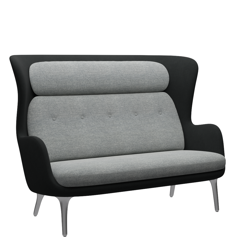 Fritz Hansen Ro™ JH110 - 2-sitzer Sofa-Steelcut 190-Hallingdal 116