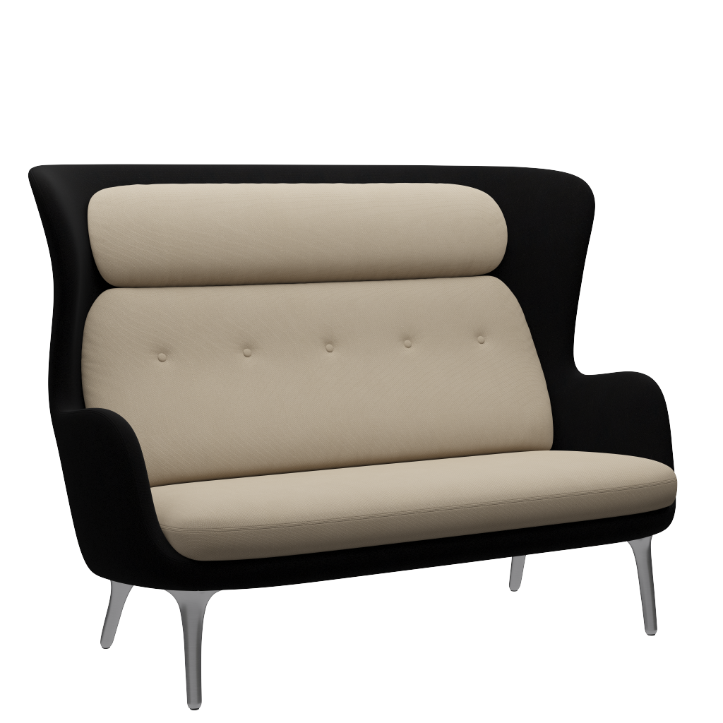 Fritz Hansen Ro™ JH110 - 2-sitzer Sofa-Steelcut 190-Steelcut 240