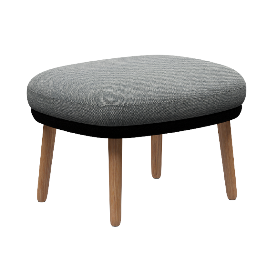 Fritz Hansen Ro™ JH12 - Fußhocker-Hallingdal 190-Hallingdal 116