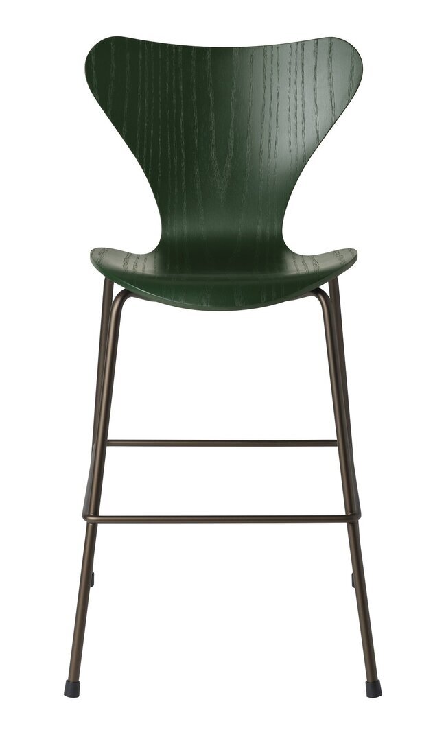 Fritz Hansen Series 7™ Junior Kinder-Lehrstuhl - 955 Evergreen/Brown Bronze