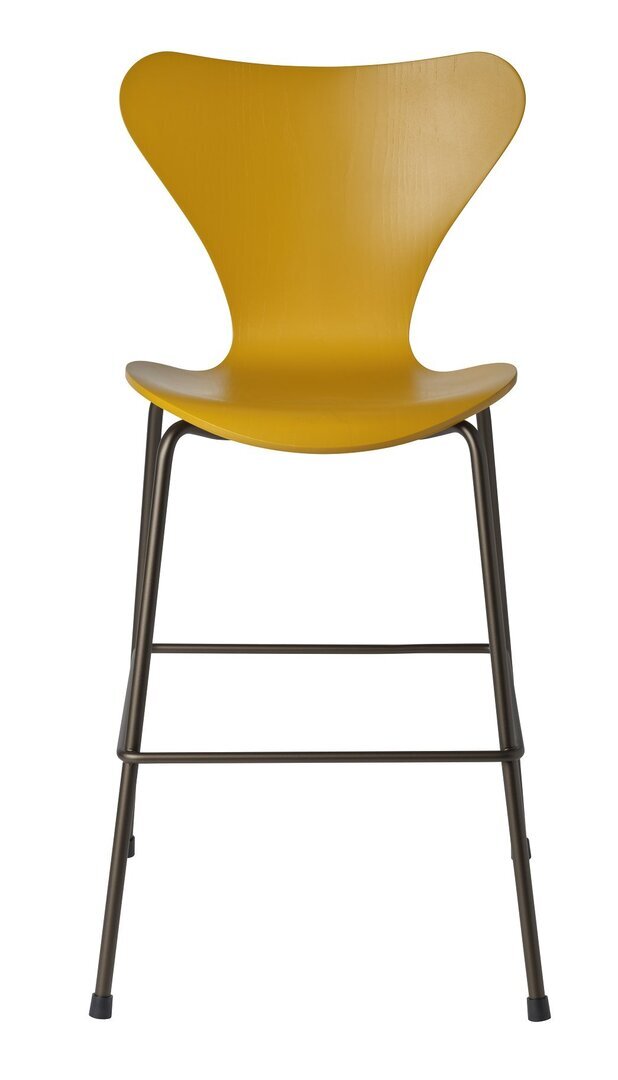 Fritz Hansen Series 7™ Junior Kinder-Lehrstuhl - 475 Burnt Yellow/Brown Bronze