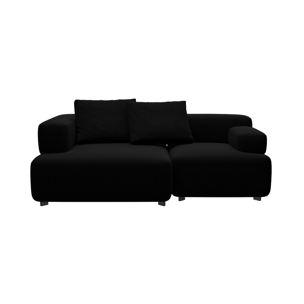 Fritz Hansen Alphabet Sofa™ PL210 Series - 2-Sitzer Sofa - Hallingdal 116 - 2 - 1 Eckrücklehne - 1 Rückenlehne - 1 Armlehne links